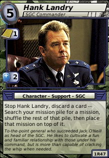 Hank Landry, SGC Commander